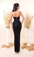Ela - Strapless dress with ruched bodice